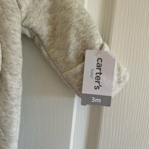 Carters Neutral Quilted Baby Bunting - Picture 4 of 5